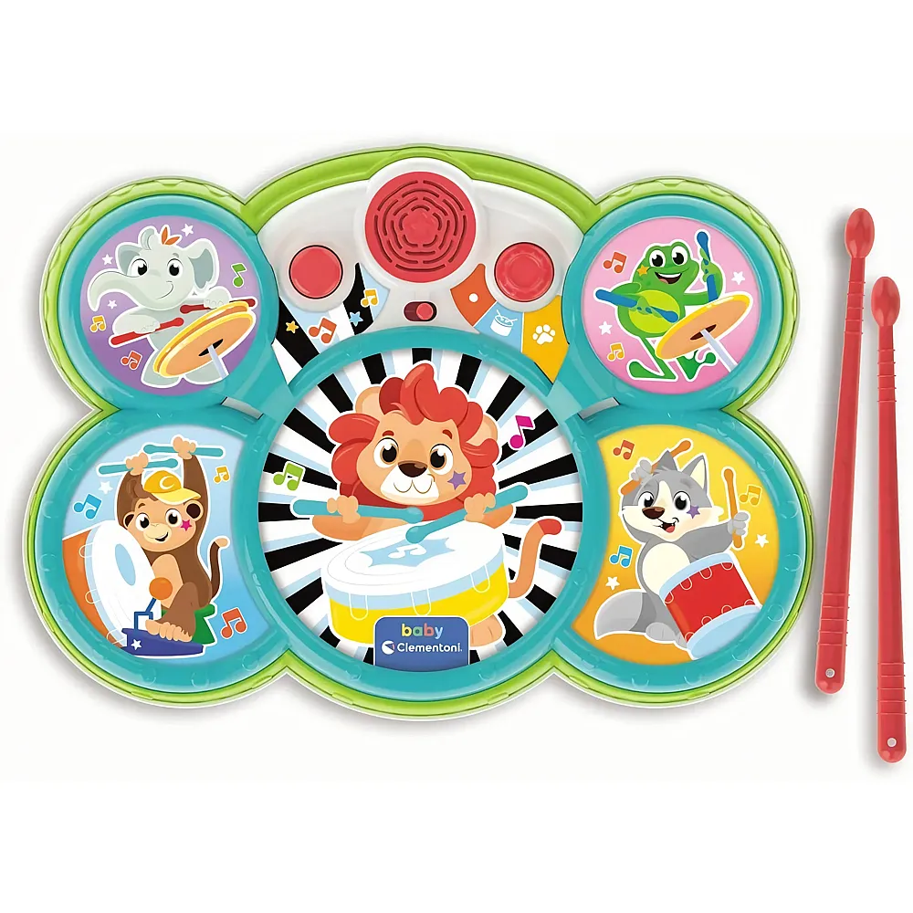 Clementoni Baby Drumset Animals