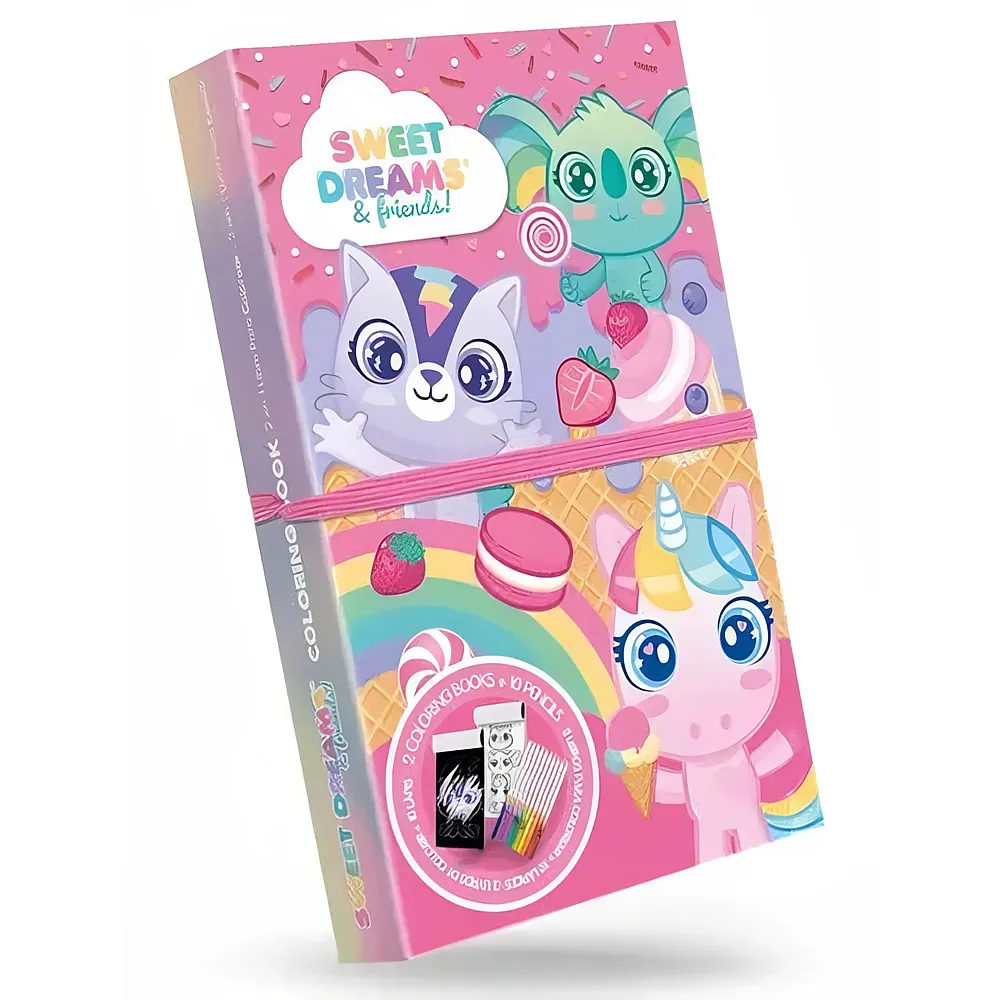 Kids Licensing Einhorn 2 in 1 Activity Set 11x19x2.7cm