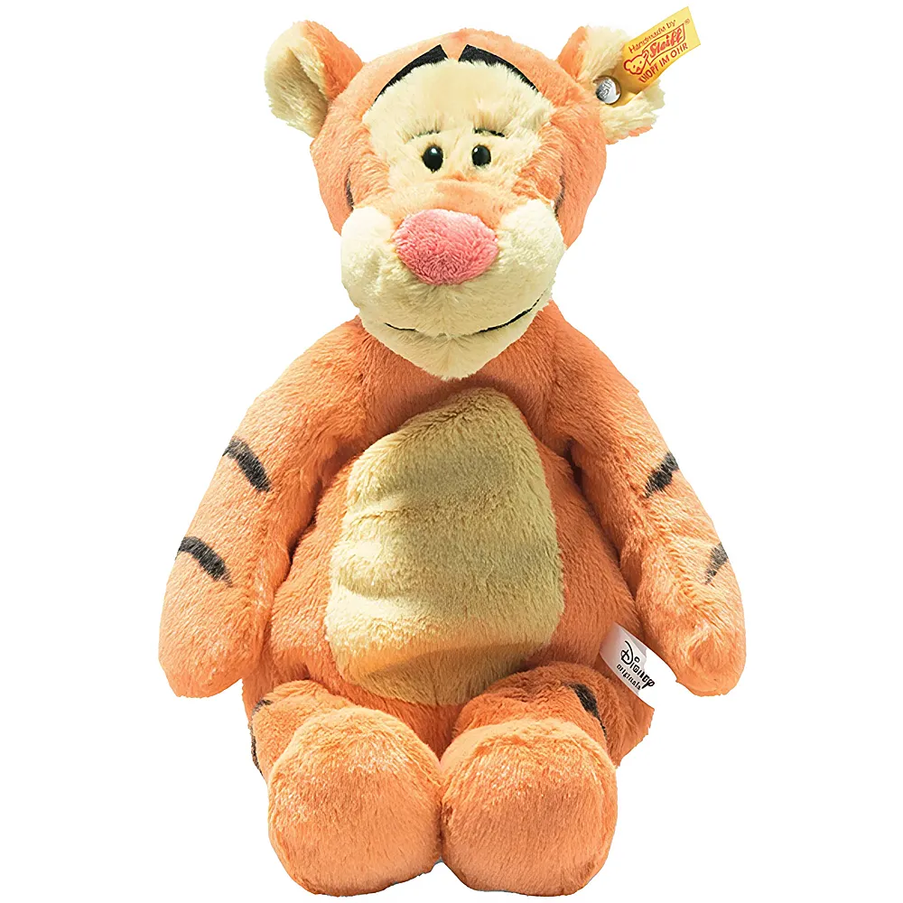 meinspielzeug - Steiff Soft Cuddly Friends Tigger - 30 cm Winnie Pooh | Lizenzfiguren Pl�sch