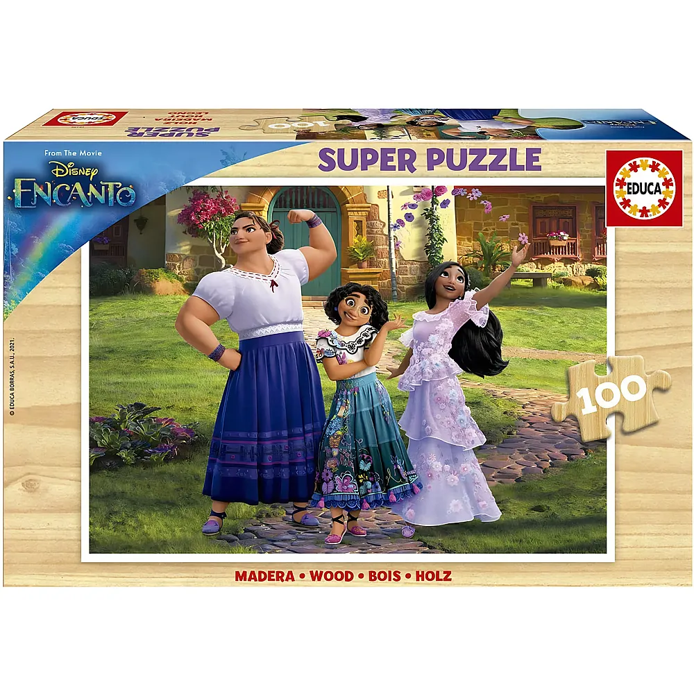 Educa Puzzle Disney Encanto 100Teile | Holzpuzzle