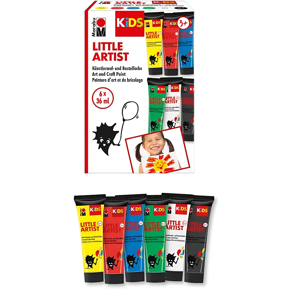 Marabu KiDS Little Artist 6x36ml