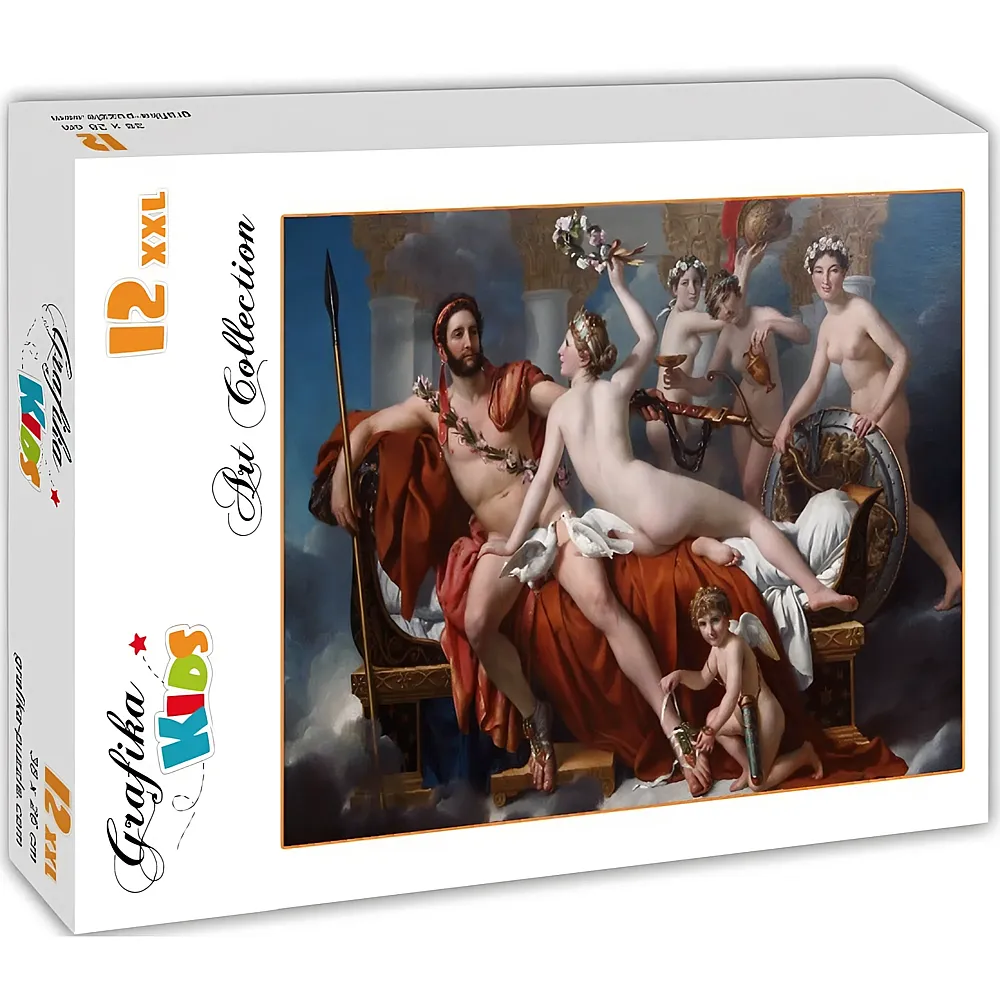 Grafika Puzzle Art Collection Jacques-Louis David Grafika Kids Mars Being Disarmed by Venus, 1824 - 12 Teile