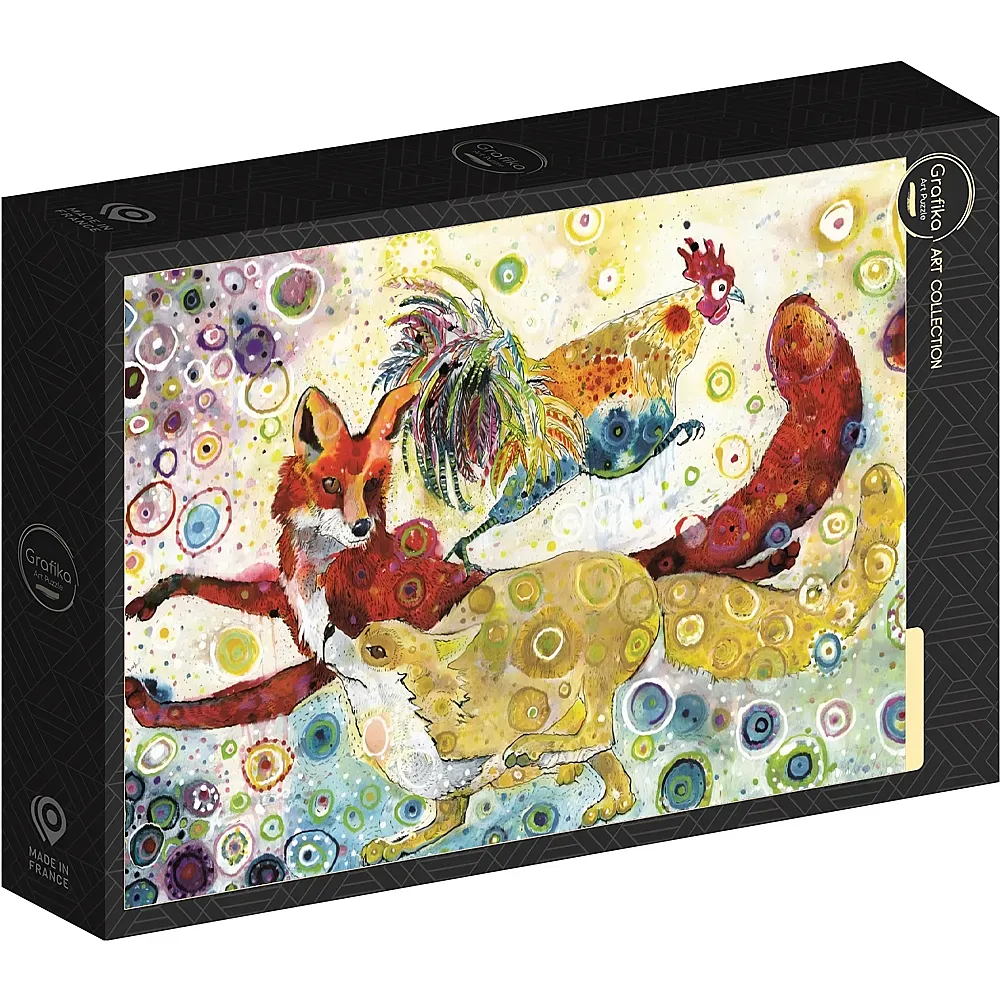 Grafika Puzzle Art Collection Sally Rich - Leaping Fox's 500Teile