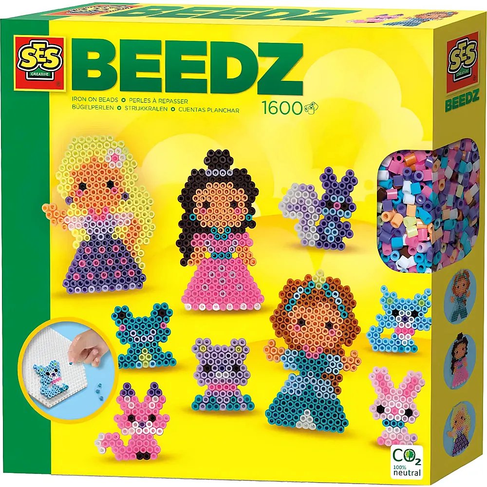 SES Beedz B�gelperlen  Prinzessinnen und Tierfreunde - 1600 Teile