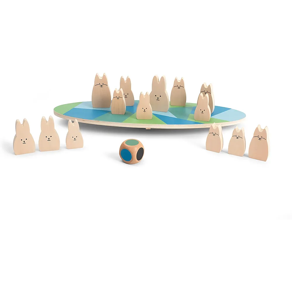 BS Toys Holz-Balance-Spiel Kaninchen