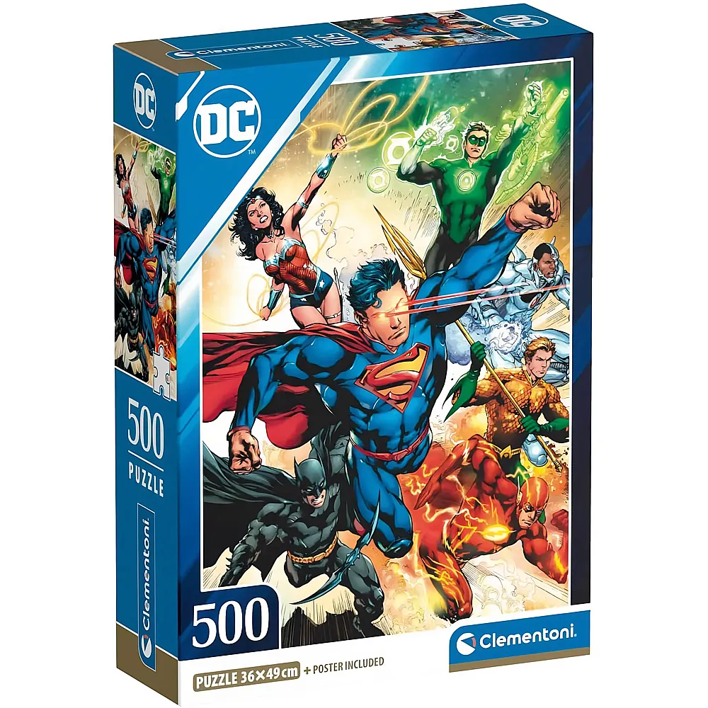 Clementoni Puzzle DC Comics Justice League 500Teile