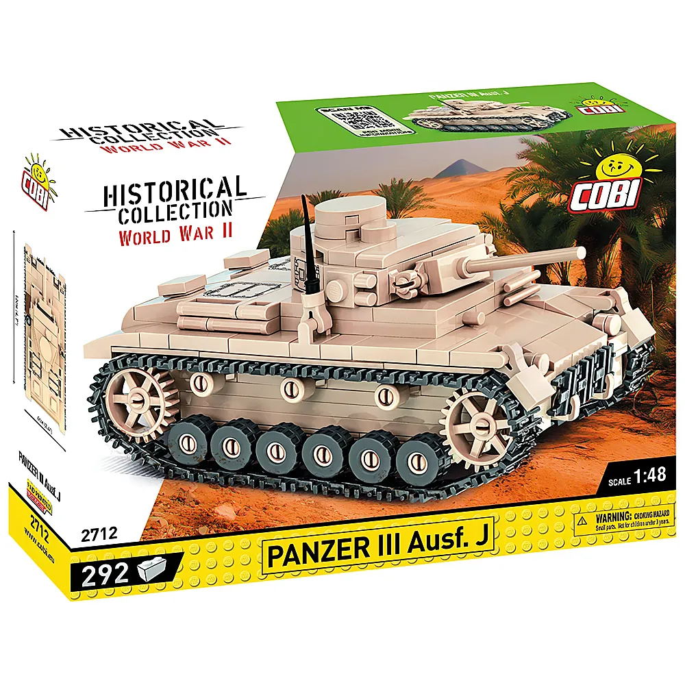 COBI Historical Collection Panzer III Ausf. J 2712