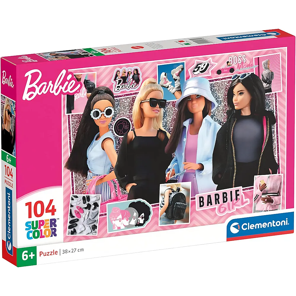 Clementoni Puzzle Supercolor Barbie 104Teile