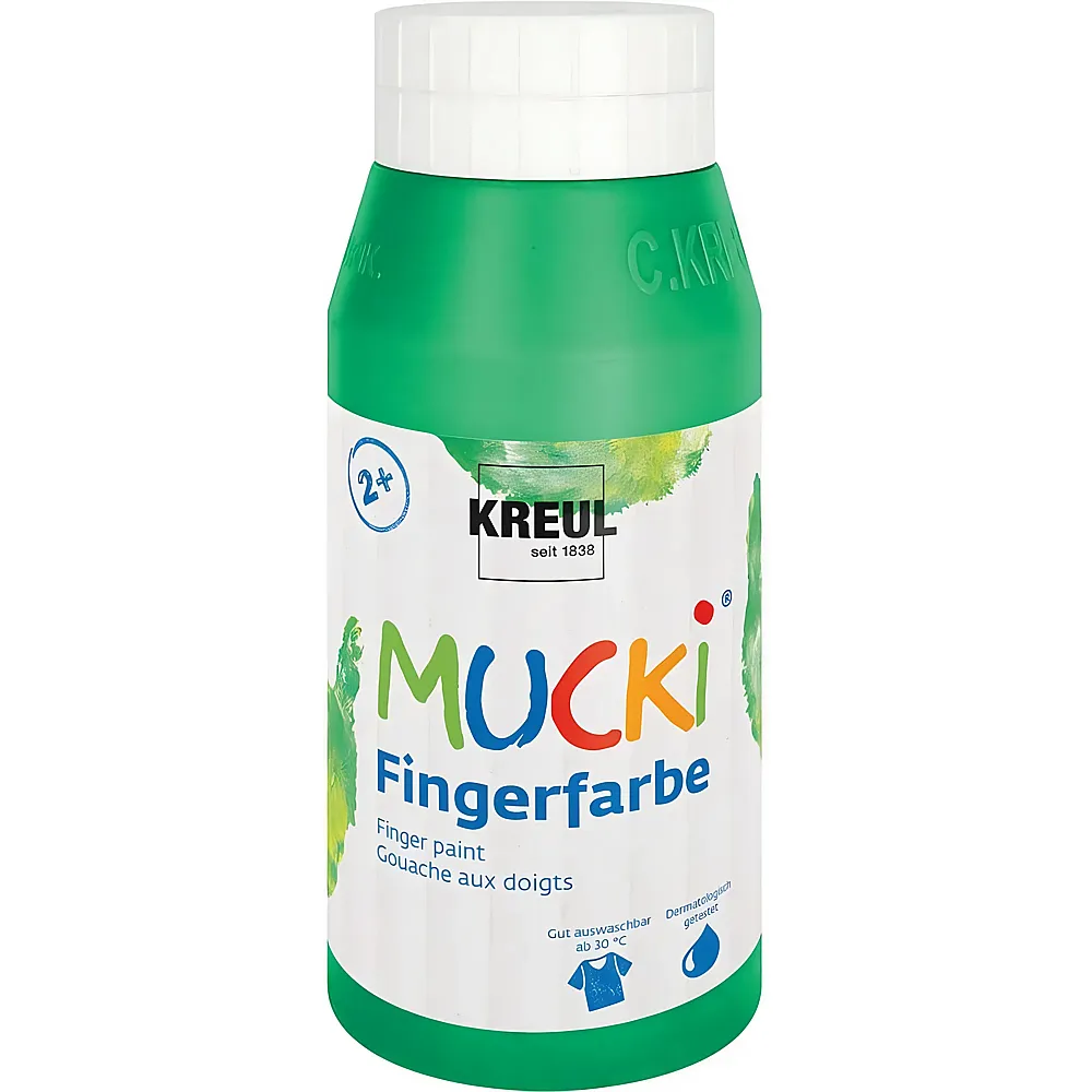 Kreul Mucki Fingerfarbe Gr�n - 750 ml | Farbe & Kreide