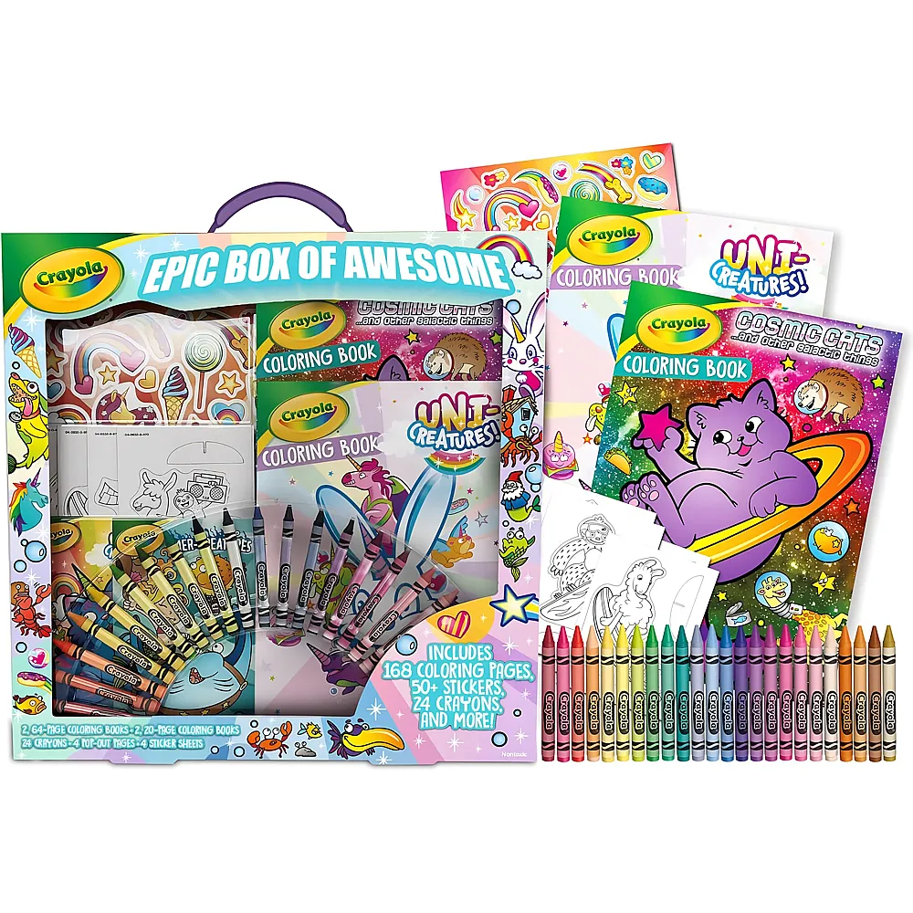 Crayola Tragbares Malset mit Griff - Malsets
