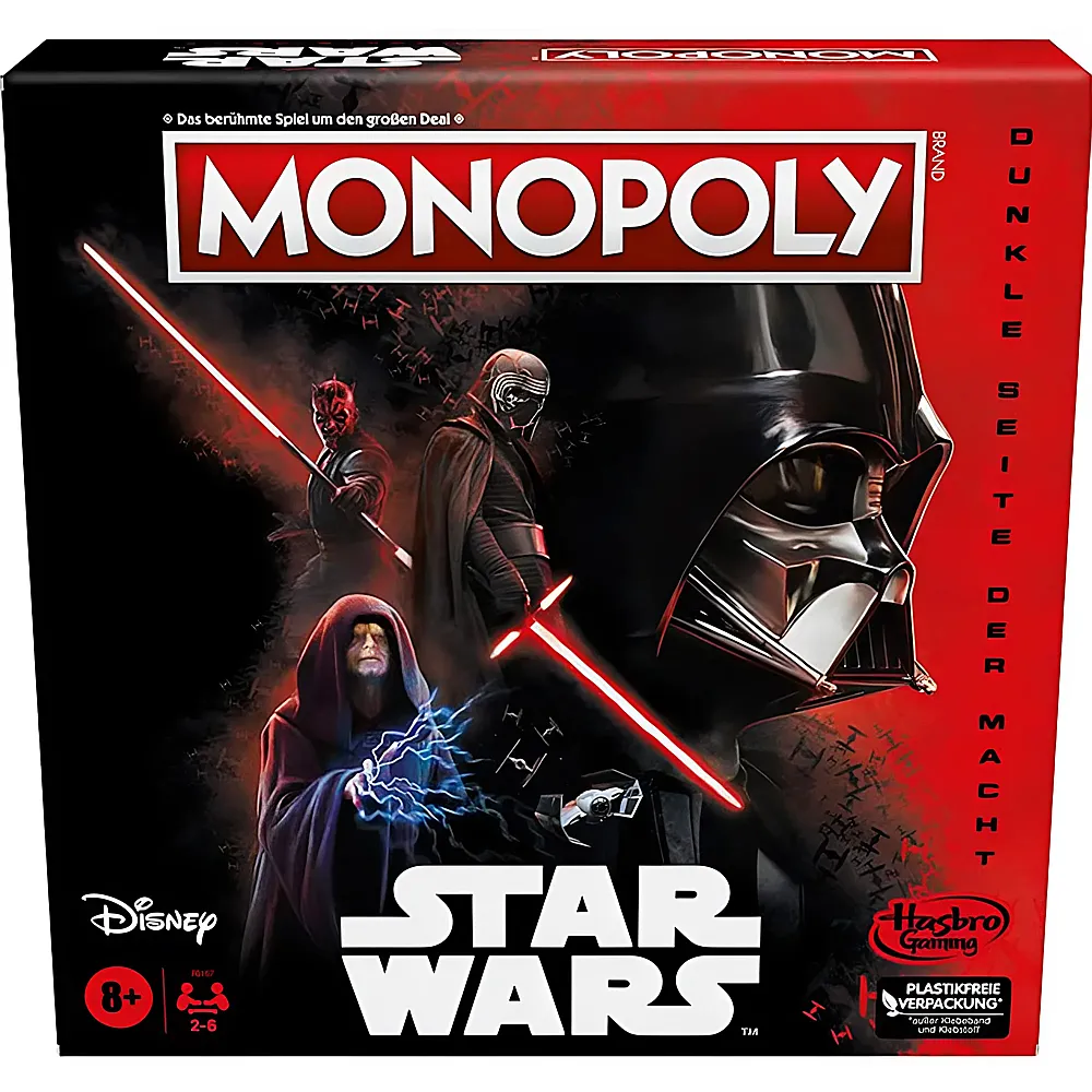 Hasbro Gaming Monopoly Star Wars Die Dunkle Seite der Macht DE