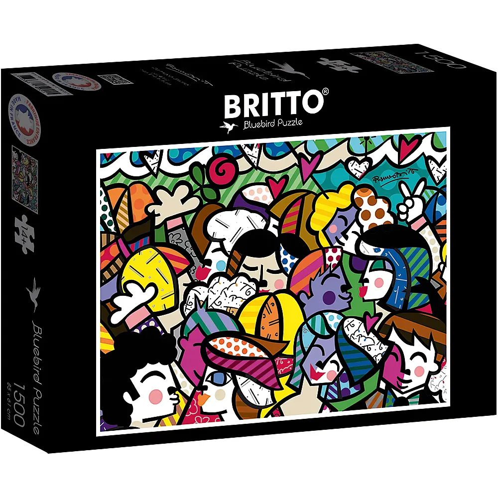 Bluebird Puzzle Romero Britto Looking into the future 1500Teile