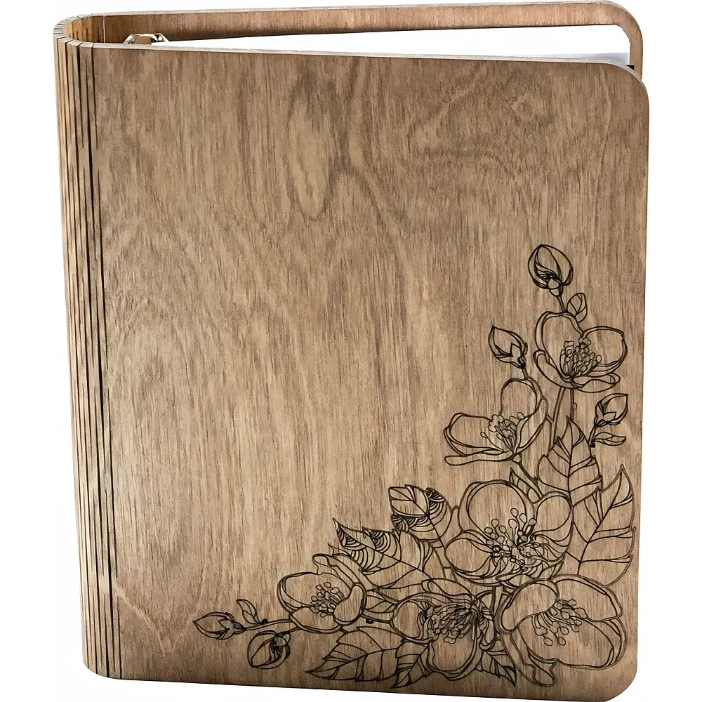 Creatif Wood Frhlings-notizbuch Aus Holz 100 Bltter