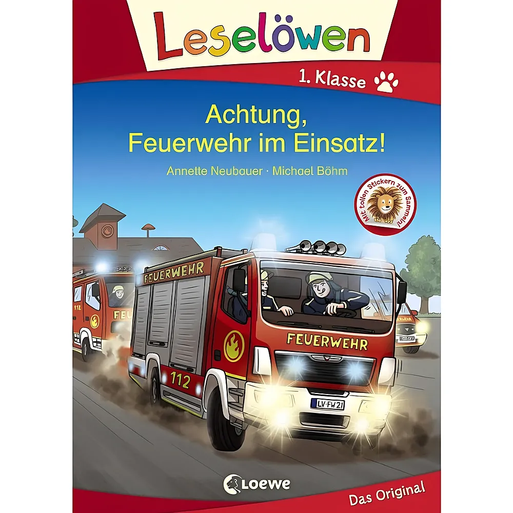Loewe Lesel�wen 1. Klasse - Achtung, Feuerwehr