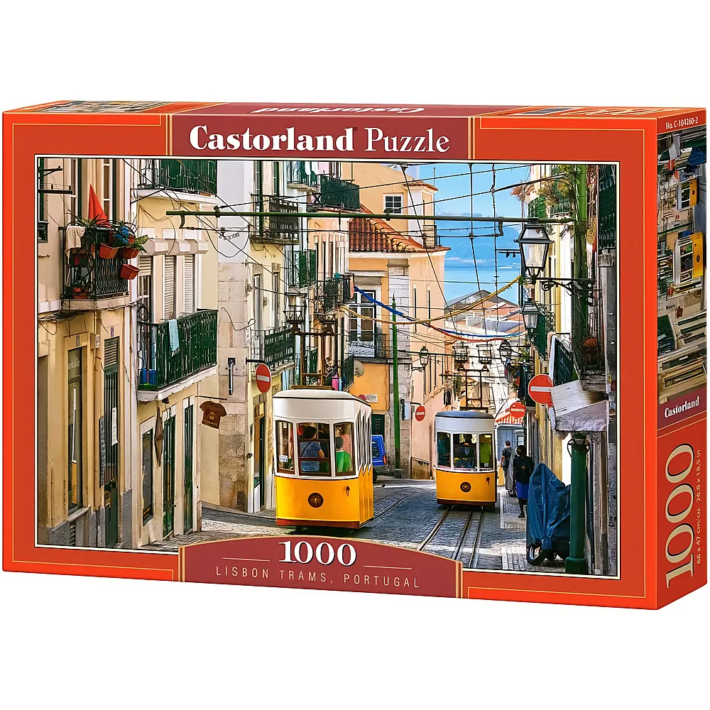Castorland Puzzle Lisbon Trams, Portugal - 1000 Teile