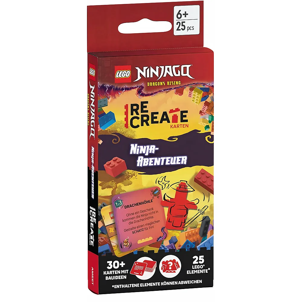 Ameet LEGO ReCreate Activity Cards Ninja Aben
