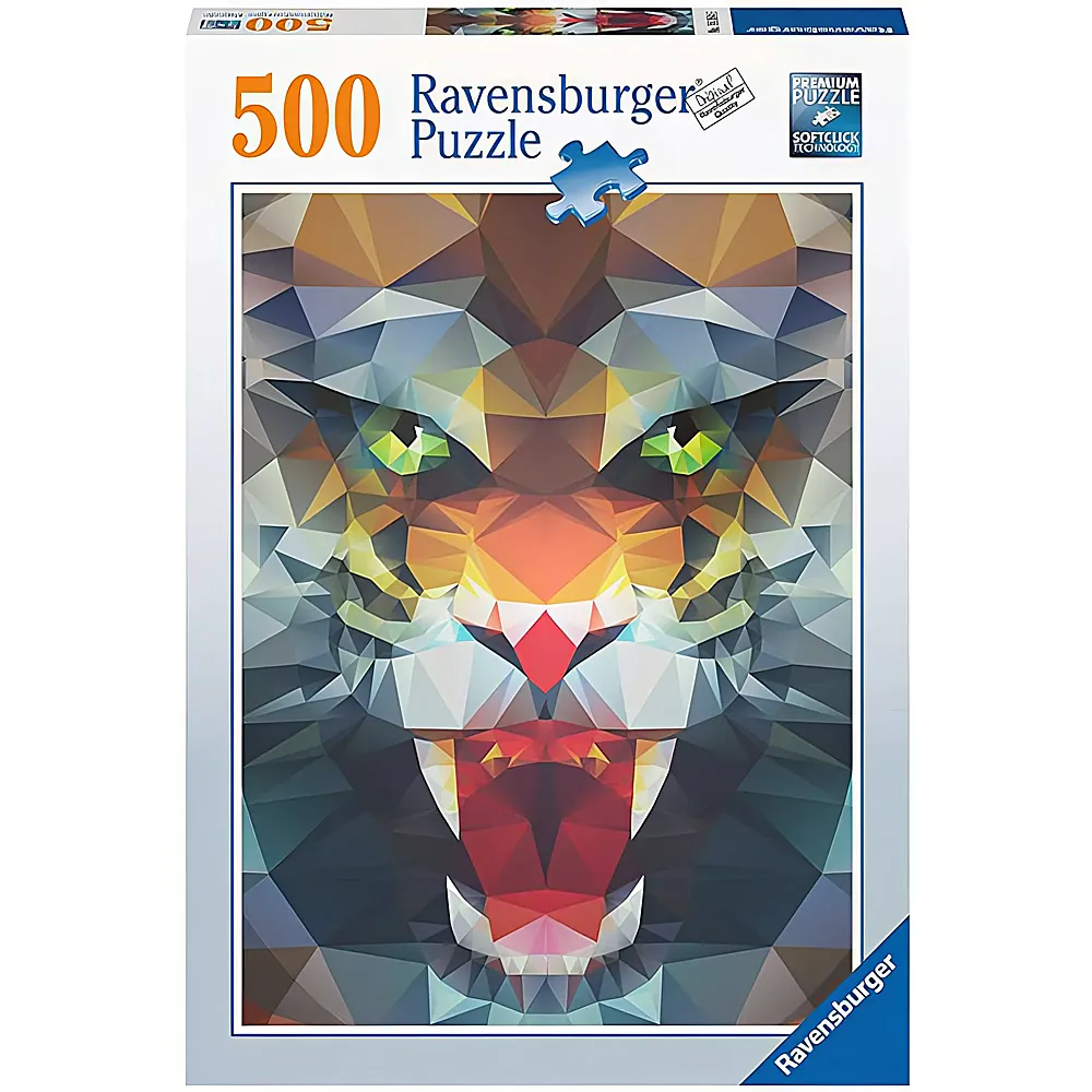 Ravensburger Puzzle L�we aus Polygonen 500Teile