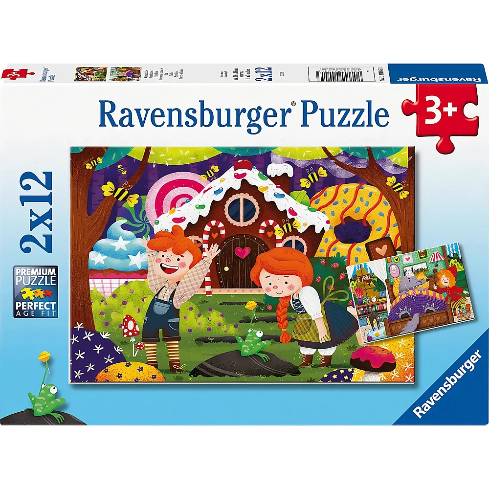 Ravensburger Puzzle 2in1 M�rchenhafte Geschichten - 12 Teile