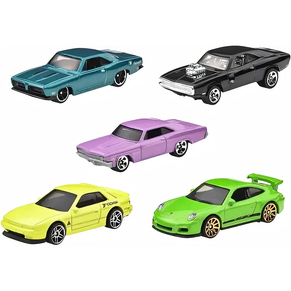 Hot Wheels 5er Geschenkset Fast & Furious - 1:64