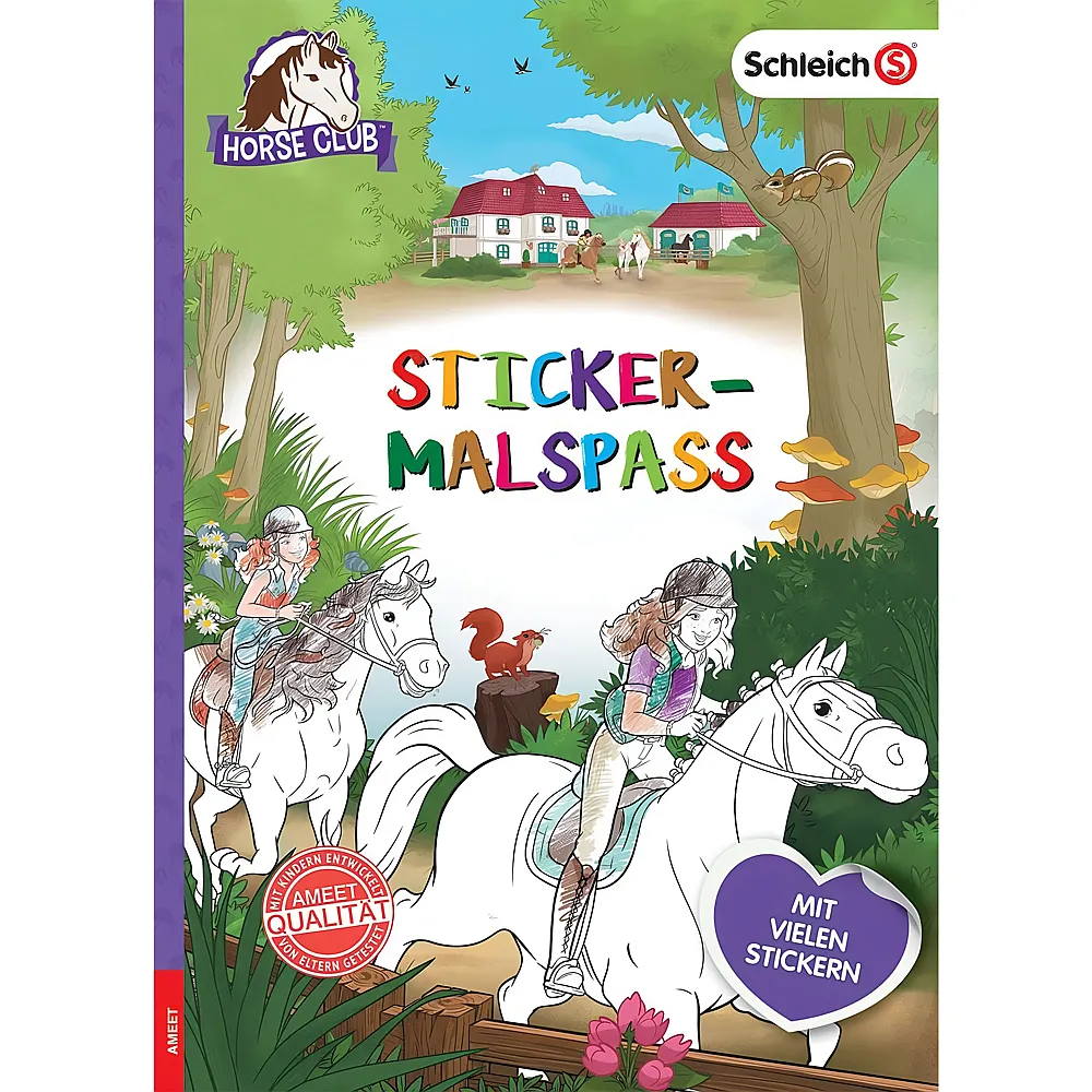 Ameet Schleich Horse Club Sticker-Malspa