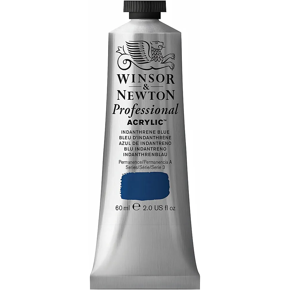 Winsor & Newton Professional Acrylic Acrylfarbe Idanthrenblau - 60 ml | Farbe & Kreide