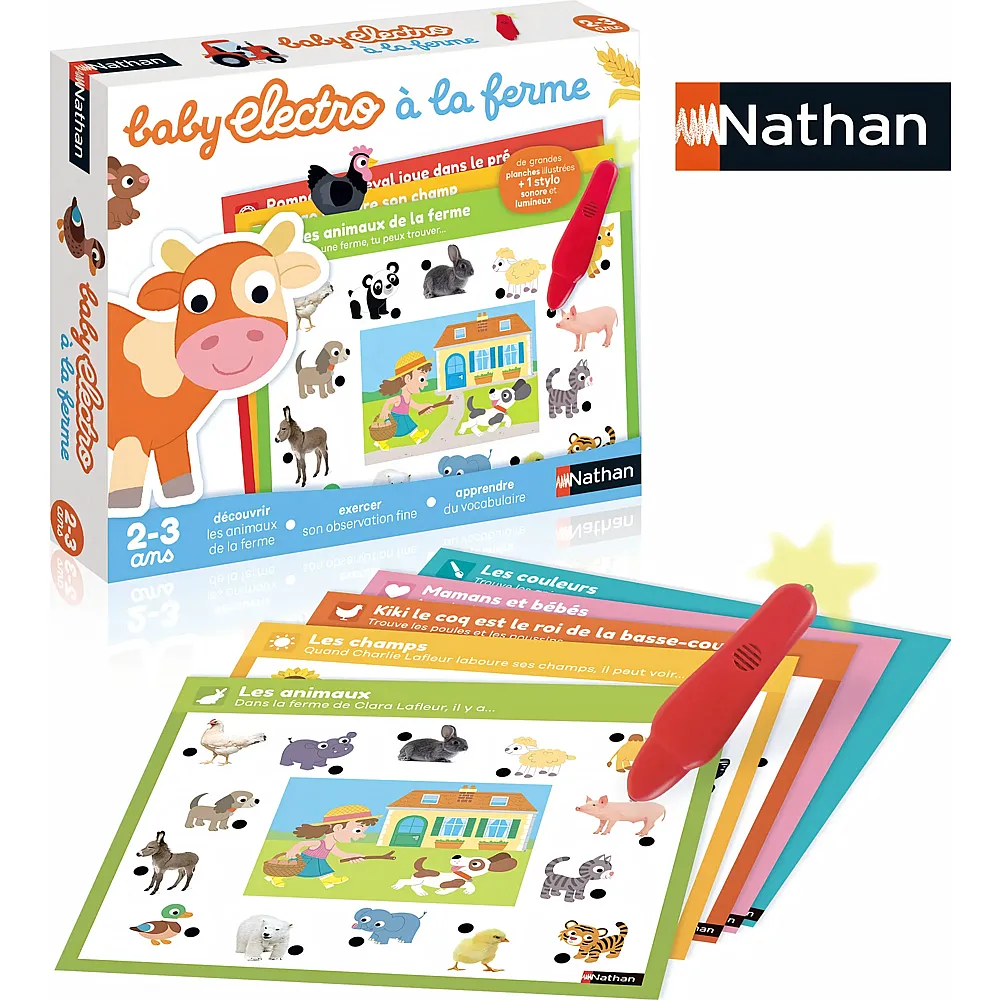 Nathan Baby Electro Animaux DE LA Ferme FR