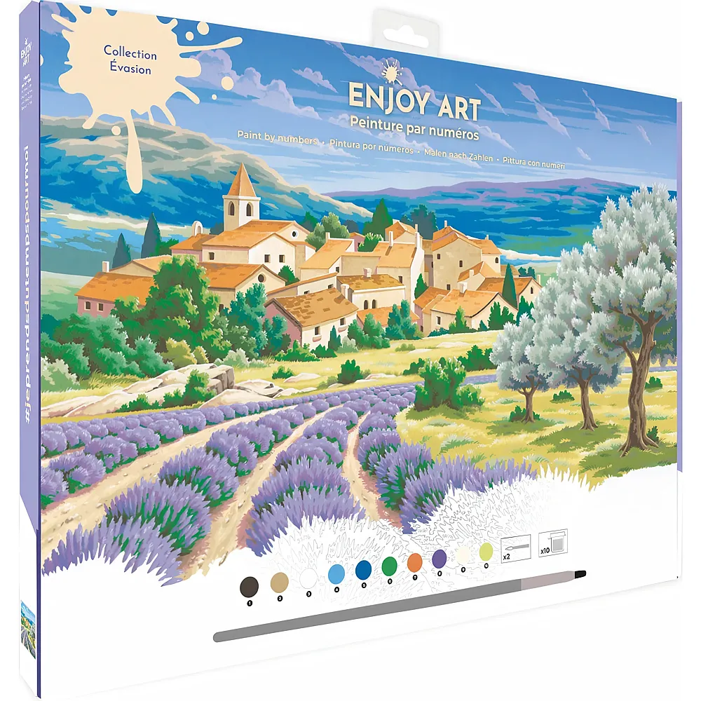 OZ International Enjoy Art Peinture N� 30x40cm- Lavande EN Provence