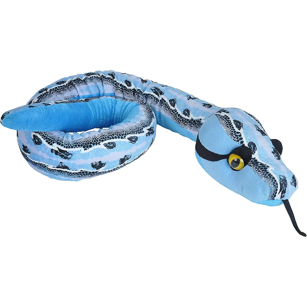 meinspielzeug - Wild Republic Snake Schlange Slipstream Blue - 137 cm | Reptilien Pl�sch
