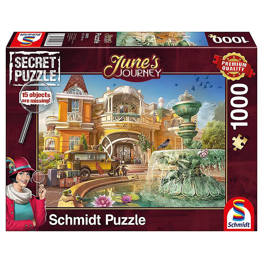Schmidt Puzzle June's Journey Orchideenanwesen 1000Teile