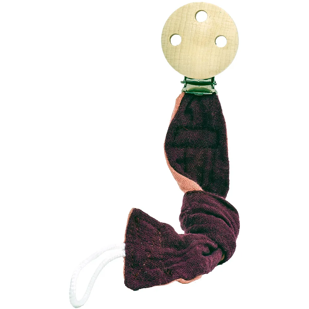 K�the Kruse Baby Calm Schnullerkette Bordo/Blush - 17 cm | Nuggiketten