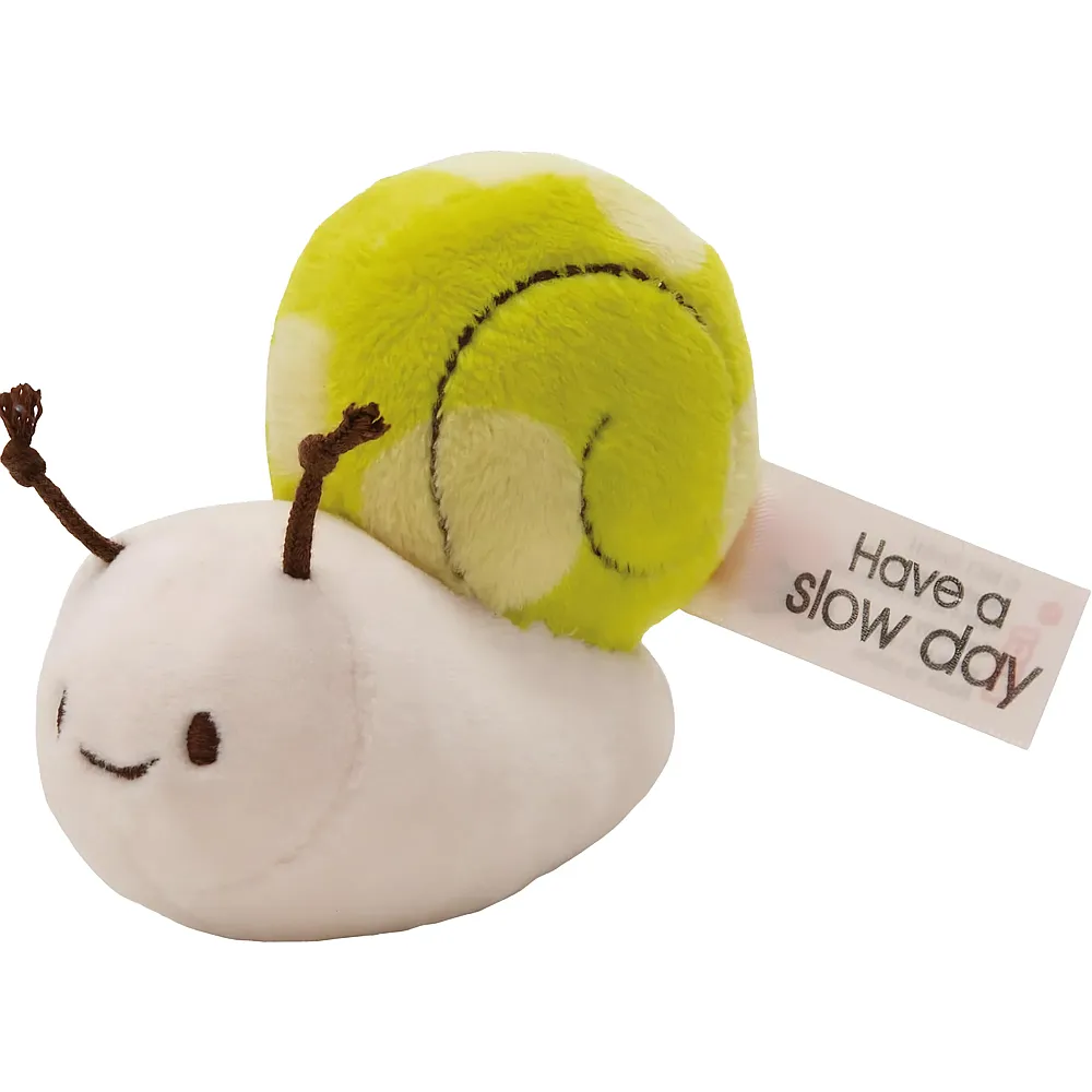 Nici Schnecke mit Botschaft Have a Slow Day Gr�n - 12 cm