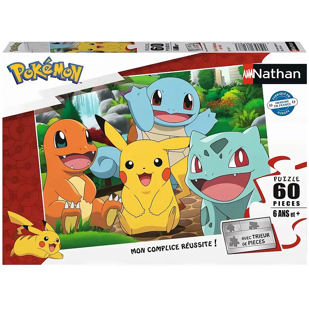 Nathan Puzzle Pok�mon im Park - 60 Teile