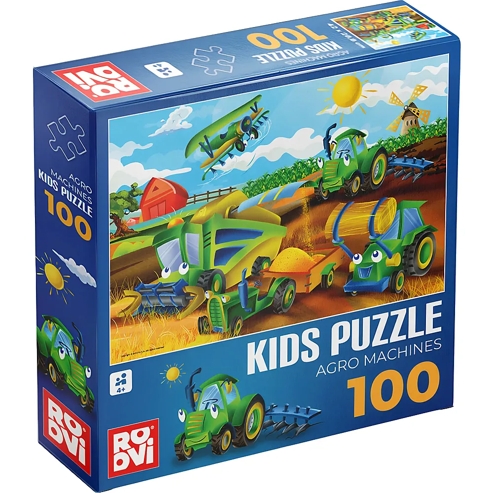 Roovi Puzzle Farming Machines - 100 Teile