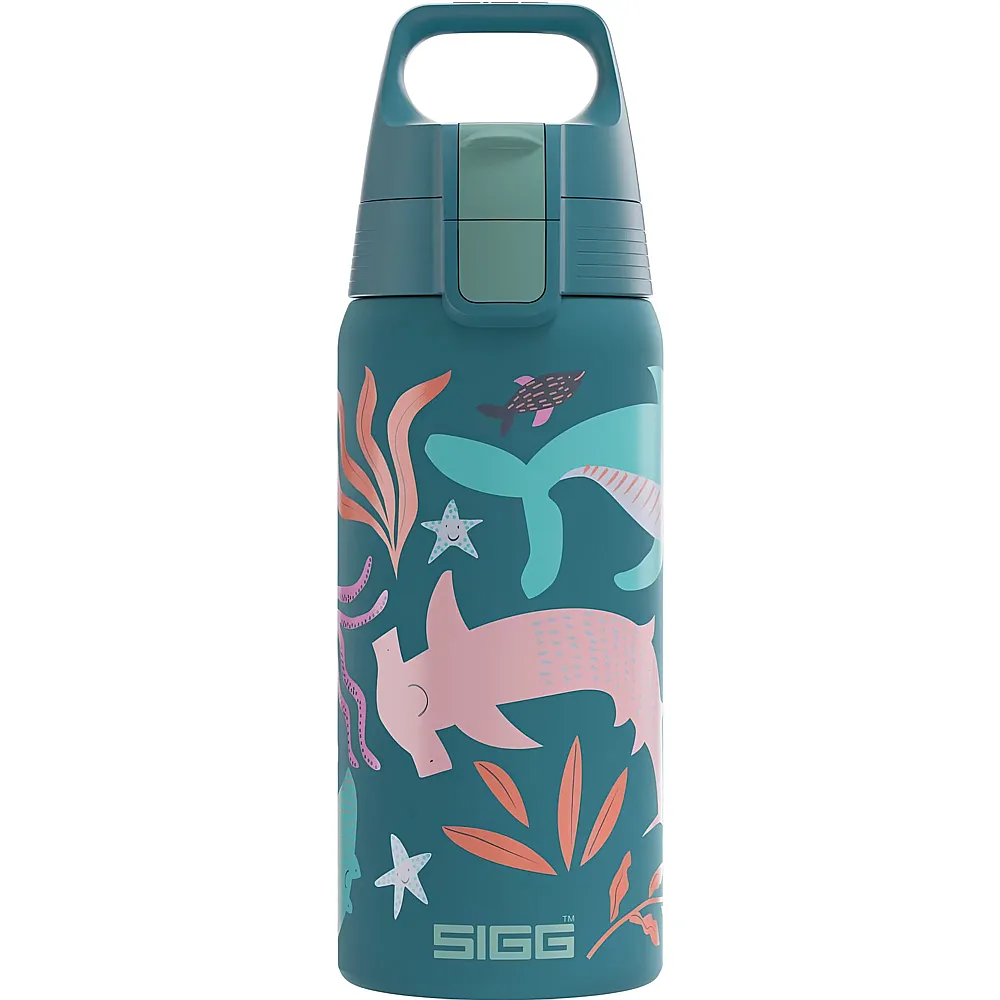 Sigg Shield Therm One Kinder Trinkflasche Blue World - 500 ml