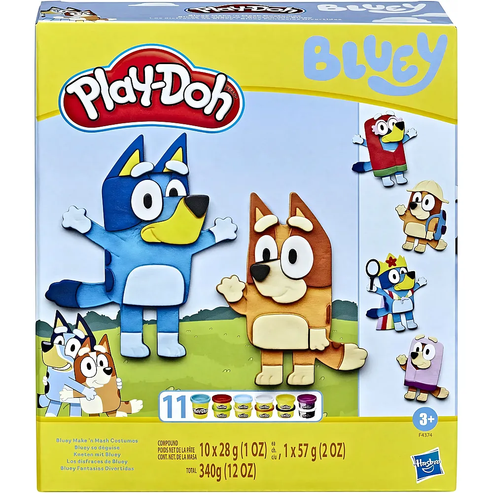 Play-Doh Kneten mit Bluey
