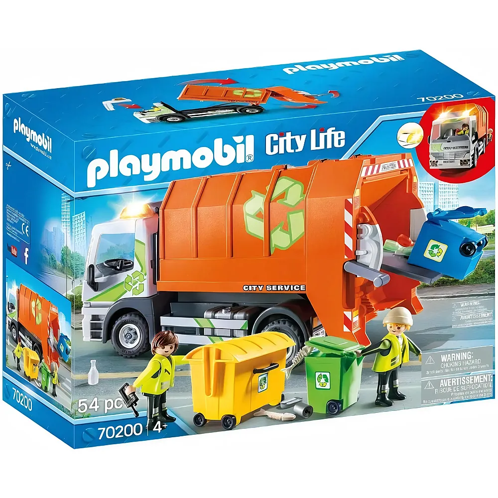 PLAYMOBIL City Life M�llfahrzeug 70200