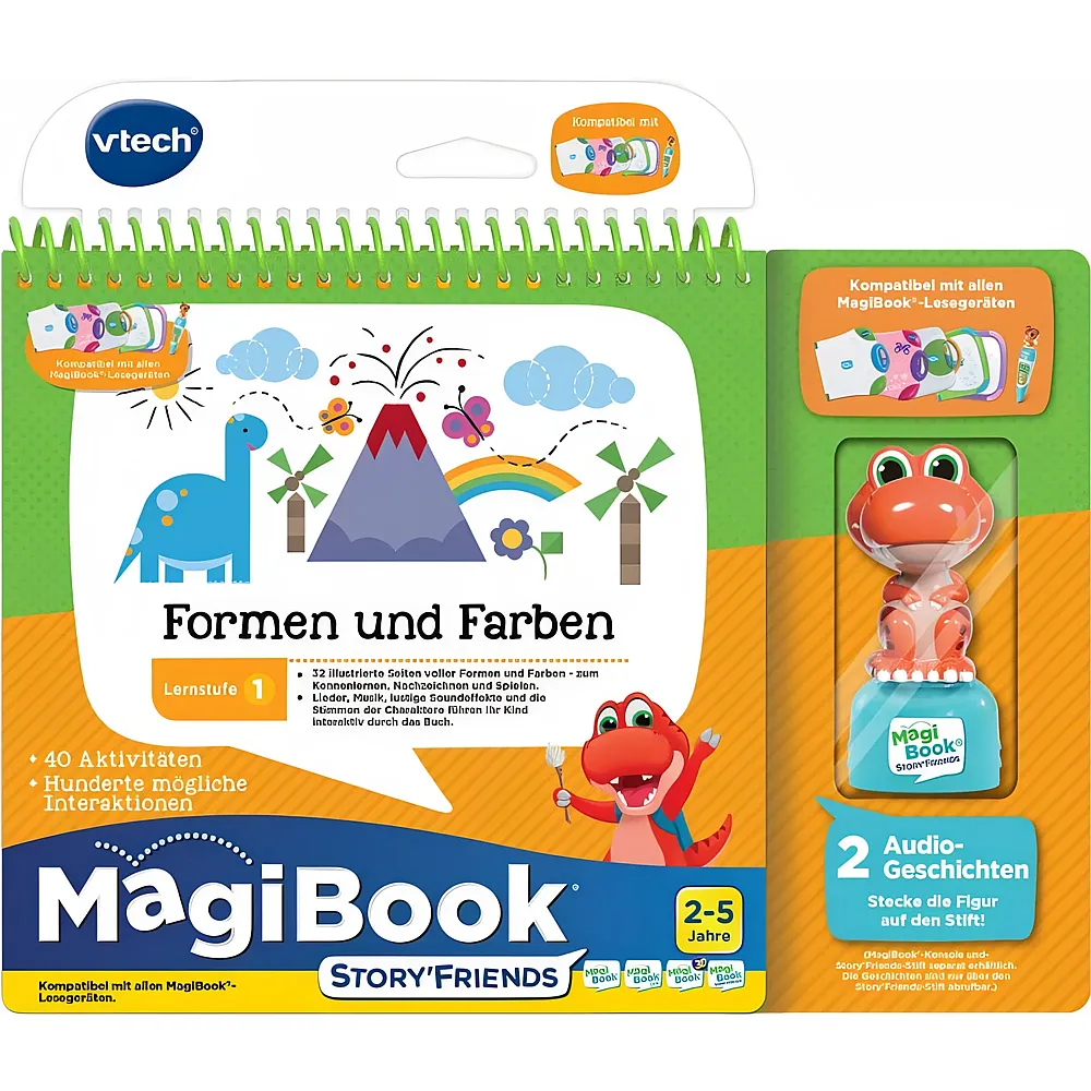 vtech StoryFriend Lernfigur ohne Stift Formen+Farben / Lernstufe 1