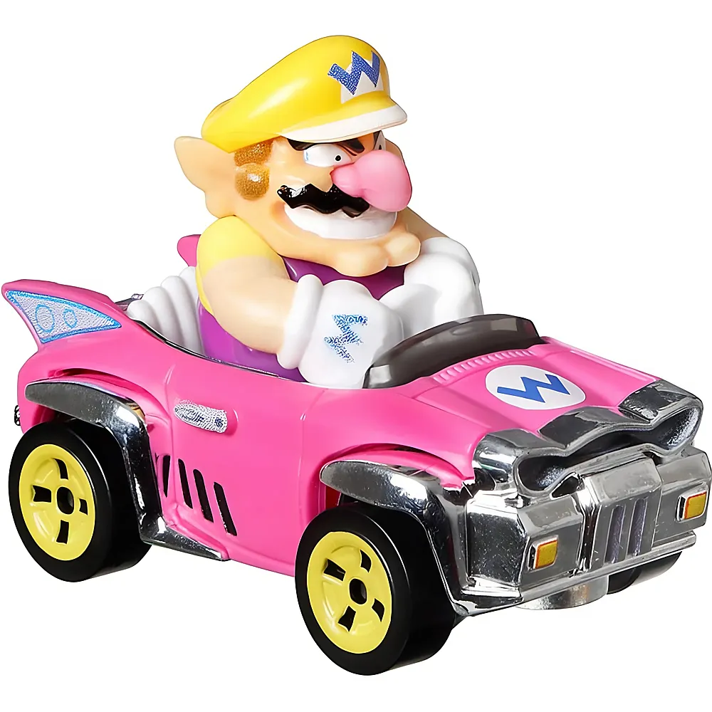 Hot Wheels Super Mario Die-Cast Wario Badwagon 1:64