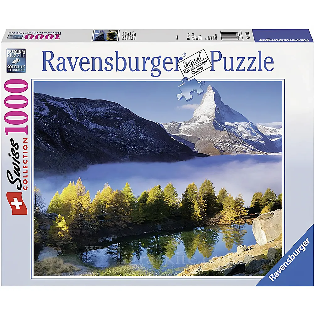 Ravensburger Puzzle Swiss Collection Grindjisee 1000Teile