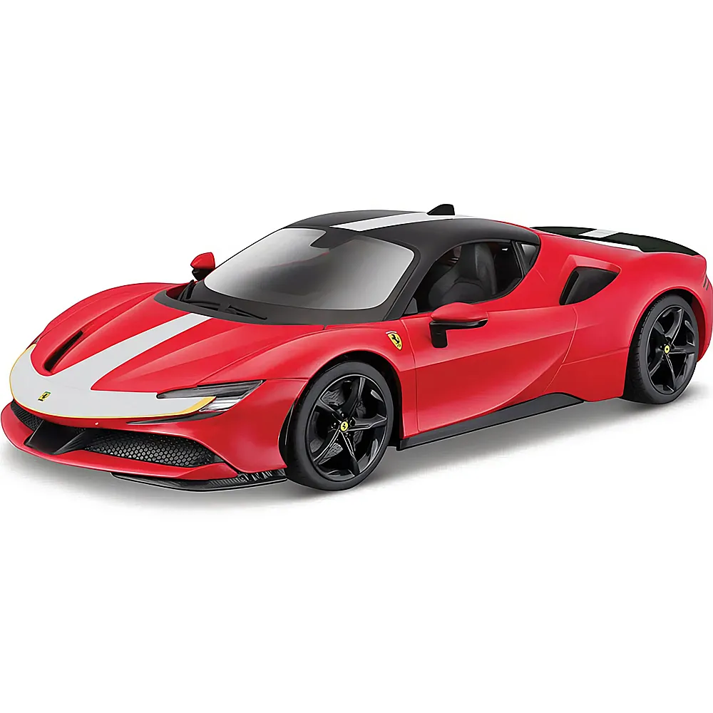 Bburago 1:18 Ferrari Signature SF90 Stradale Rot | Die-Cast Modelle