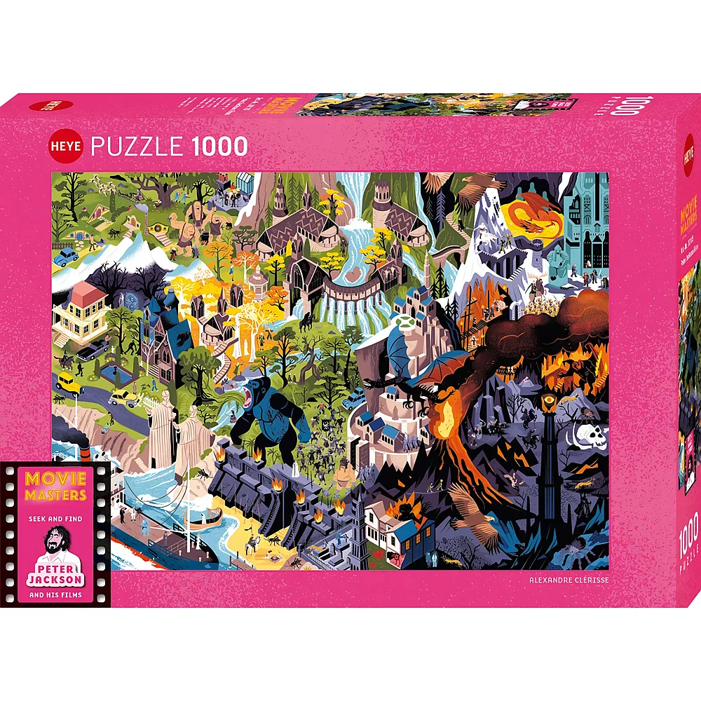 Heye Puzzle Peter Jackson Films - 1000 Teile