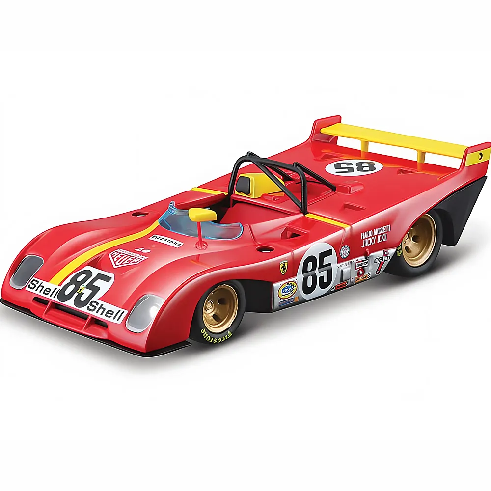 Bburago Ferrari 312 P 1972 Rot 1:43 | Die-Cast Modelle