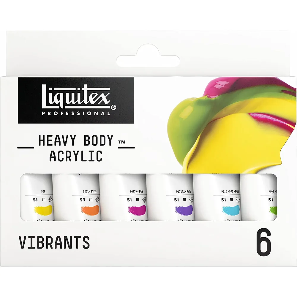 Liquitex Lqx Prof. Heavy Body Set 6 X 22ml Tuben Lebendig - Suche