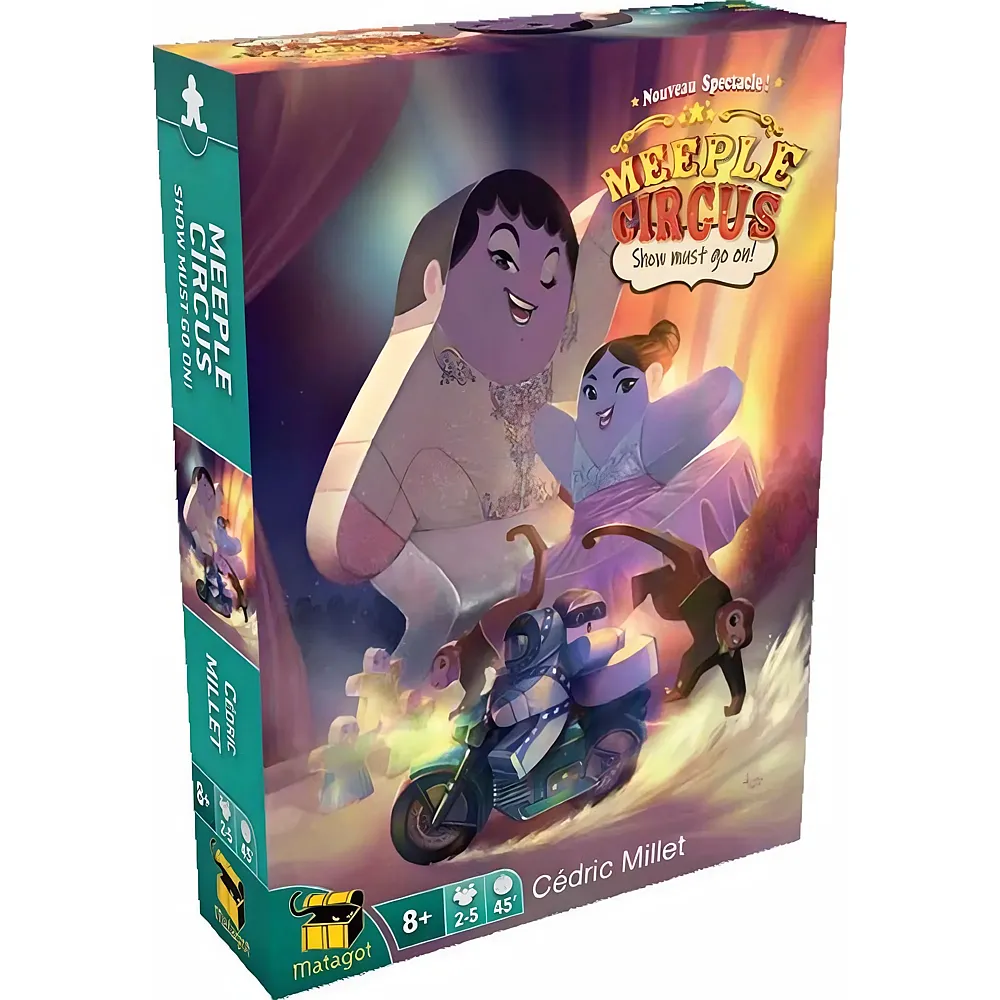 Matagot Meeple Circus Extension N2 The Show Must GO On FR