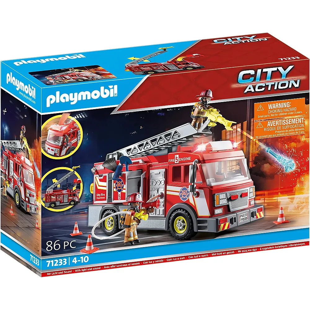 PLAYMOBIL City Life Feuerwehrauto 71233
