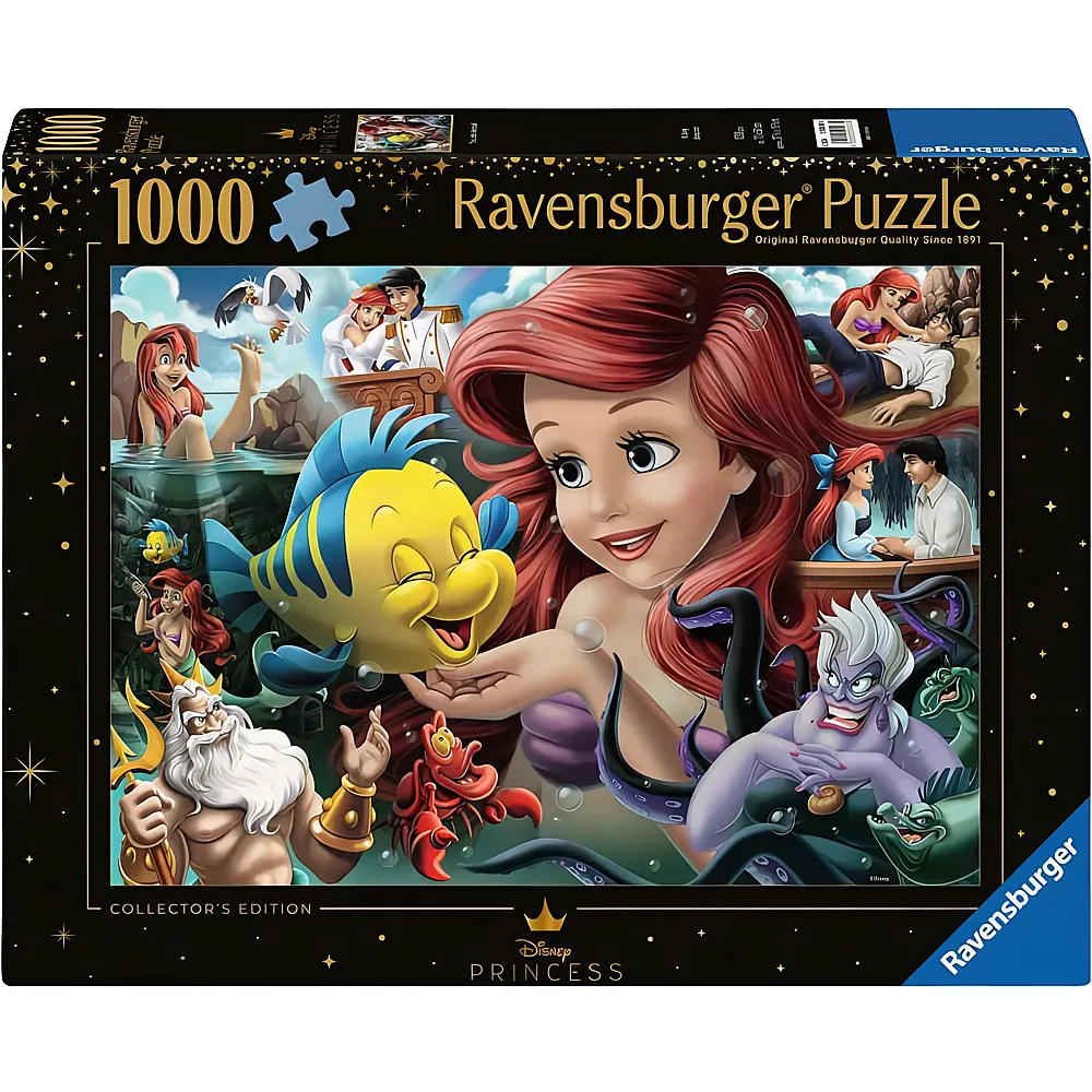 Ravensburger Puzzle Disney Princess Arielle, die Meerjungfrau - 1000 Teile