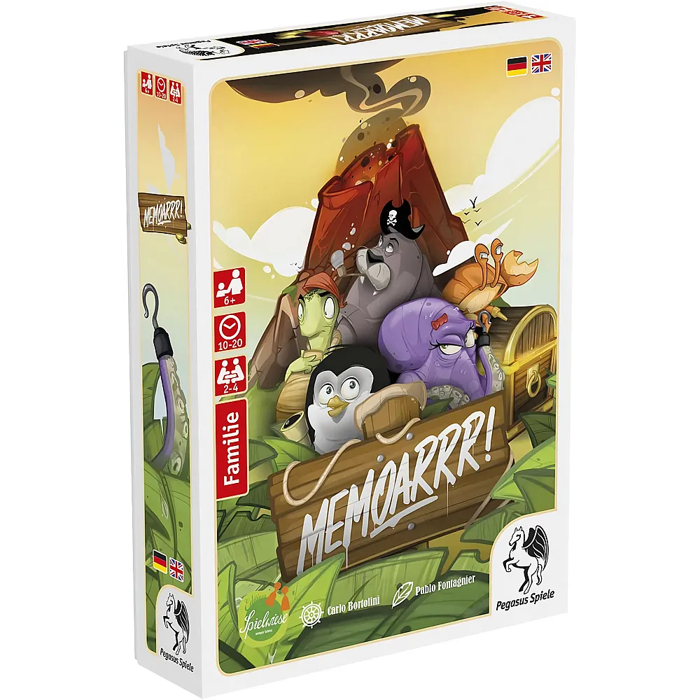 Pegasus Spiele Memoarrr Kartenspiel
