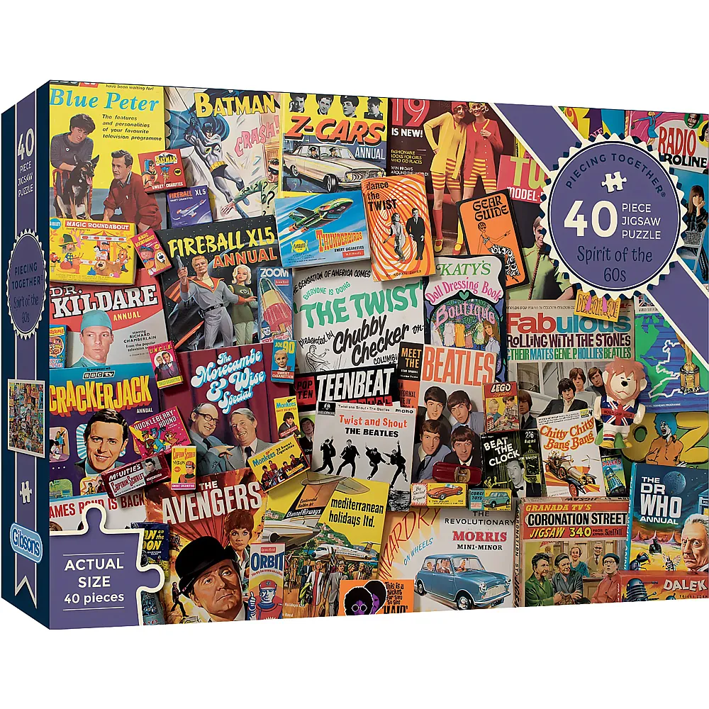 Gibsons Puzzle Spirit of the Sixties - 40 Teile