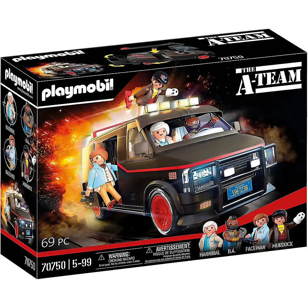 PLAYMOBIL Licensed Cars Movie The A-Team Van 70750