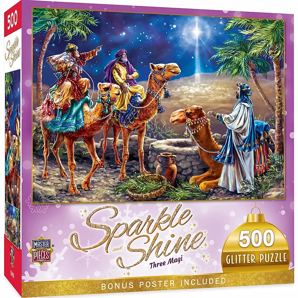 Master Pieces Puzzle Sparkle Shine Drei K�nige - 500 Teile